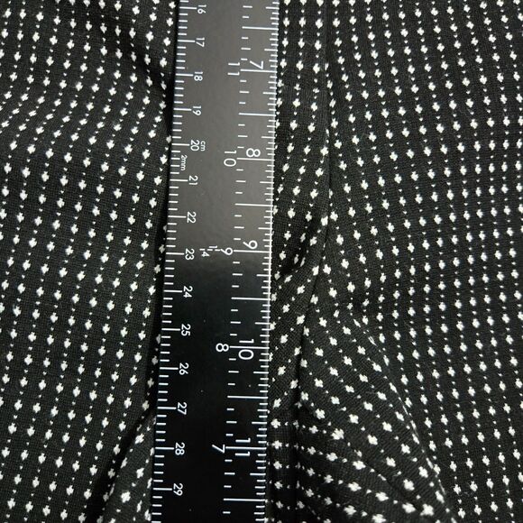 White House Black Market Women 8 The Slim Ankle Black Polka Dot Pants - Picture 13 of 14